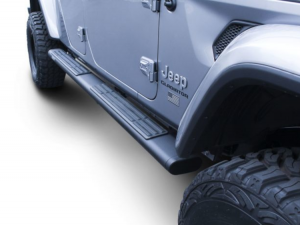 Jeep Gladiator Step Slider - Go Rhino - OE Xtreme 6" - Textured Black - 2020+